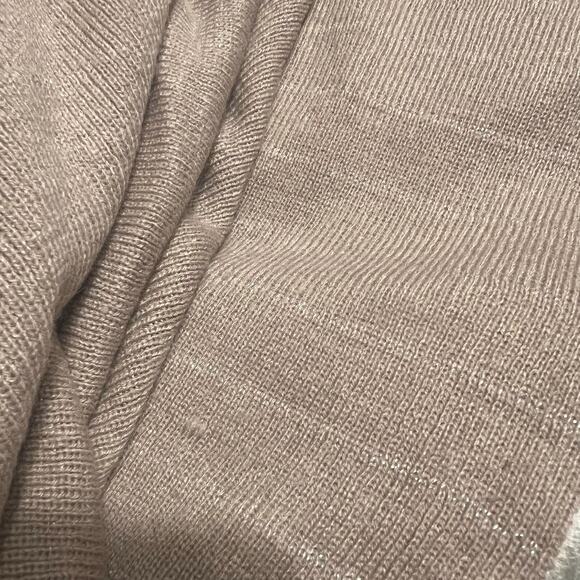 Lane Bryant Women's Blush Pink & Silver Shawl Wrap Plus Size One Sz Feminine - Picture 6 of 13